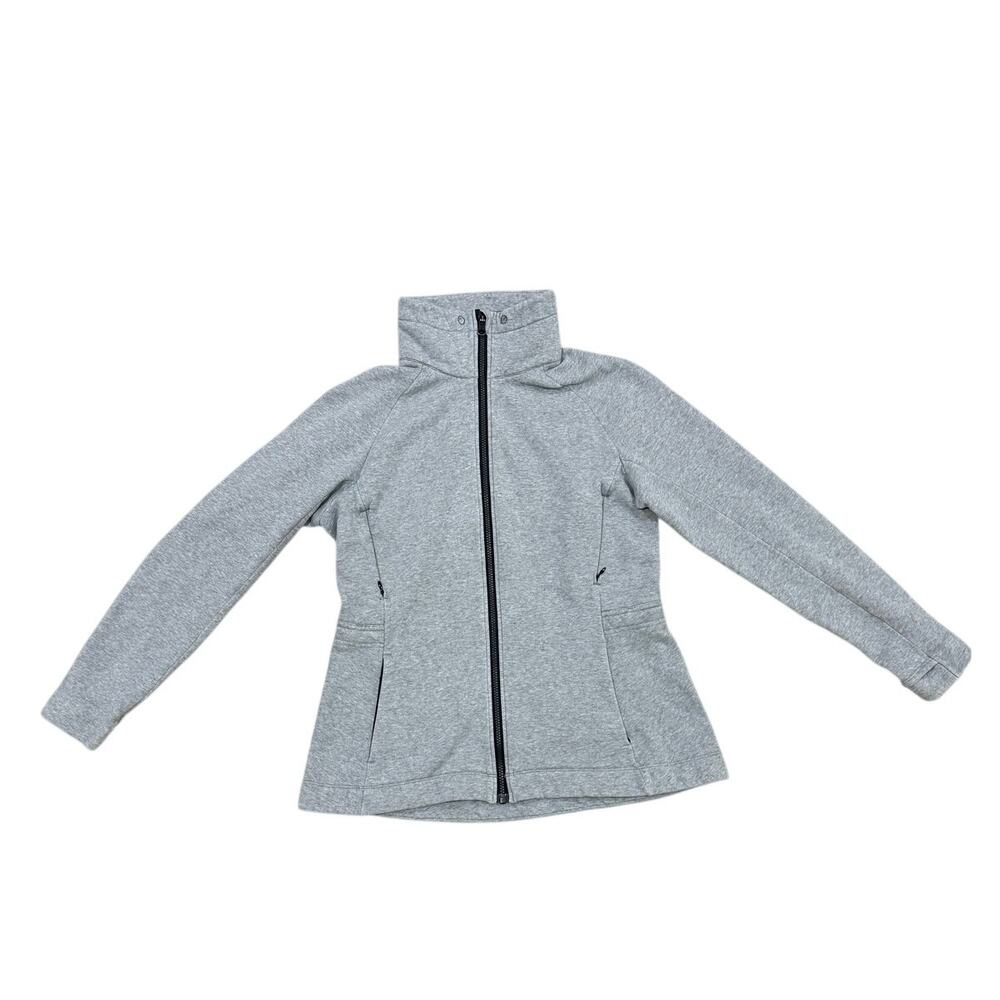 Lululemon Women's Size M Grey Scuba Full Zip Long Sleeve Jacket